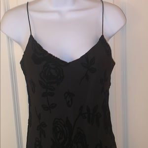 Ralph Lauren Flocked Floral Velvet Dress NWOT